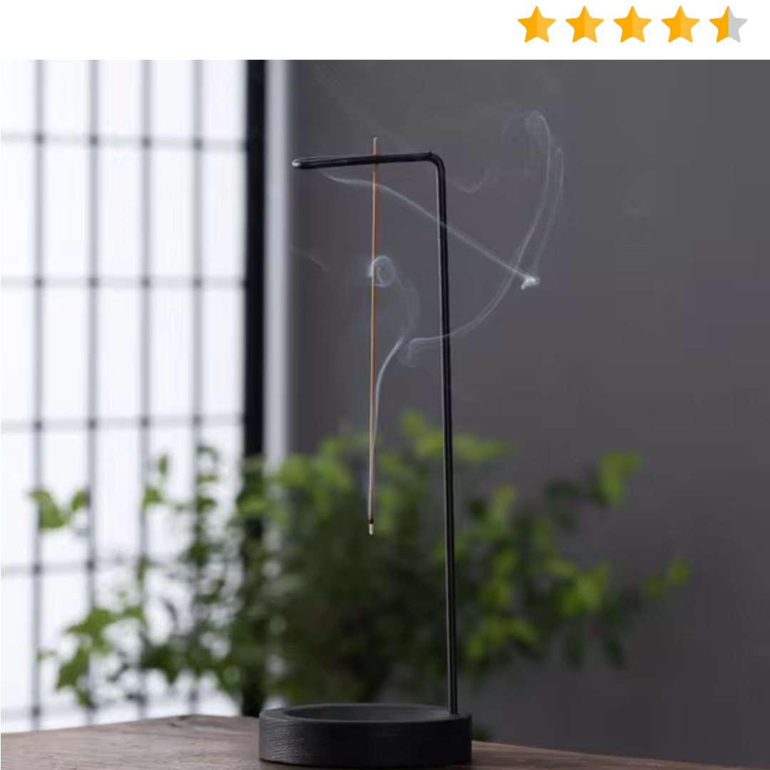 Upside Down Incense Burner Incense Stick Holder Wooden 0